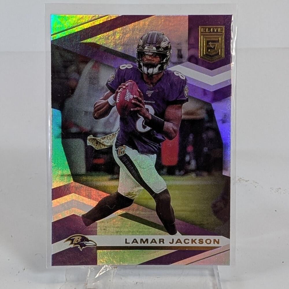 Lamar Jackson 2020 Donruss Elite Football #19 Baltimore Ravens NFL Panini